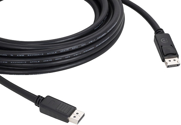 Кабель интерфейсный DisplayPort Kramer C-DP-50 97-0617050 20M/20M, 15.2м, черный