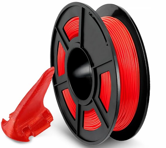 Пластик NVP NV-3D-TPU-RED TPU Red для 3D печати, диаметр 1.75мм, длина 165м, 0,5 кг