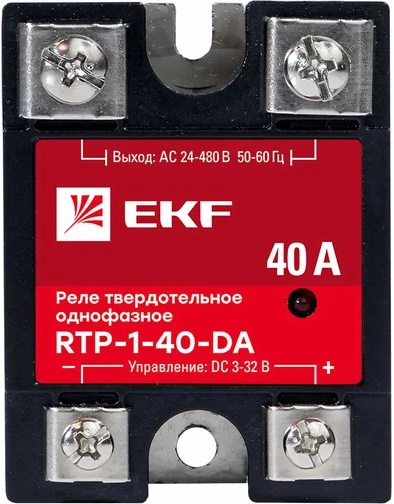 Реле EKF rtp-1-40-da твердотельное однофазное RTP-40-DA