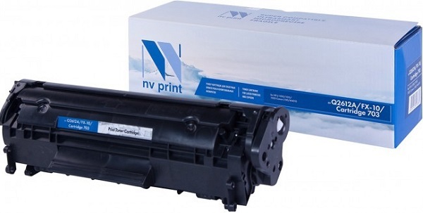 Картридж NVP Q2612A/FX10/703 для HP LaserJet M1005/1010/1012/1015/1020/1022/M1319f/3015/3020/3030/3050/3050z/Canon i-SENSYS FAX-L95/100/120/140/160/MF