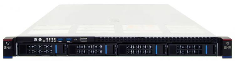 Серверная платформа SNR SNR-SR1304RS 1U, Scalable Gen3, DDR4, 4xHDD, резервируемый БП