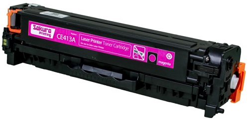  Картридж Sakura SACE413A для HP Laserjet Pro 400 Color M451DN/M451DW/451NW/MFP M475DW/M475DN, Laserjet 300 color MFP M375NW, пурпурный, 2600 к.