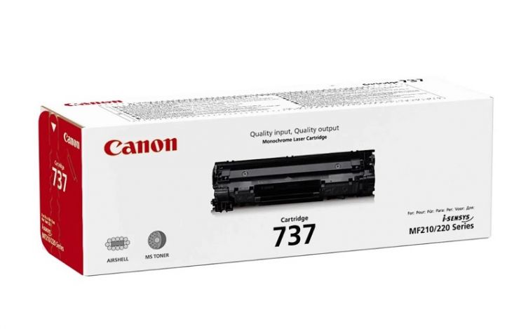 Картридж Canon 737 черный, 2400стр для i-Sensys MF211/212/216/217/226/229