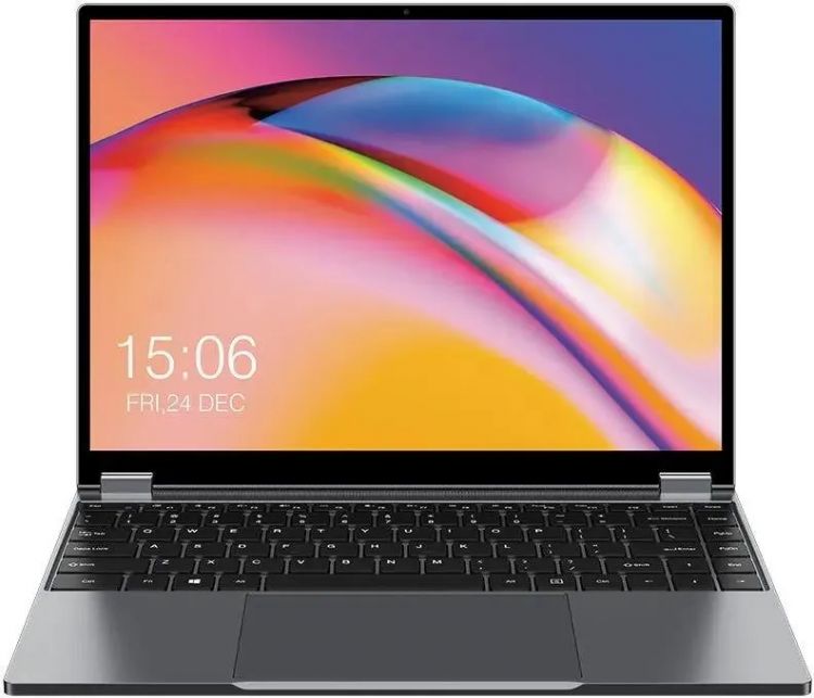 Ноутбук Chuwi FreeBook N100/12GB/512GB SSD/UHD Graphics/13.5 IPS Touch 2K/WiFi/BT/cam/Win11Home/grey