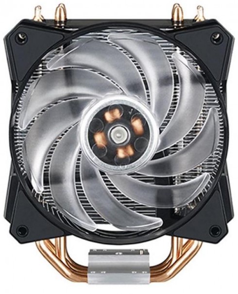 Кулер Cooler Master MasterAir MA410P MAP-T4PN-220PC-R1 2066/2011-v3/2011/115x/1366/AM4/AM3+/AM3/AM2+/AM2/FM2+/FM2/FM1 650-2000RPM, 66.7 CFM, 6-30 dBA,