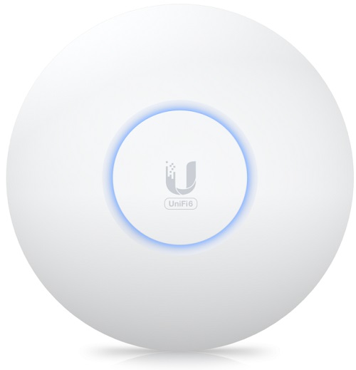 Точка доступа Ubiquiti U6+ UniFi 6+ AP , 1 порт GbE RJ45, диапазоны 2,4 и 5 ГГц, 802.11a/b/g/n/ac/ax