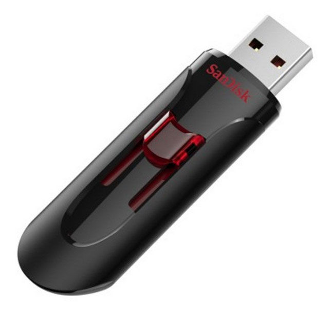 Накопитель USB 3.0 256GB SanDisk Cruzer Glide SDCZ600-256G-G35 черный/красный