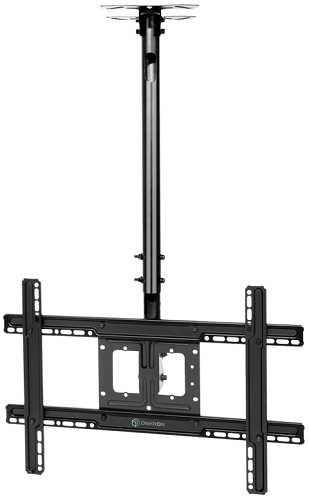 Кронштейн потолочный ONKRON N1L 32-80 макс. 400х600, высота 717-1584мм, наклон -5°/+15°, поворот 60°, макс. нагрузка 68.2кг, черный