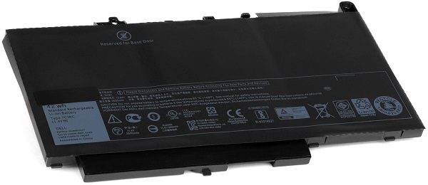 Аккумуляторы Dell  Xcom-Shop Аккумулятор для ноутбука Dell Original DLE7470-OR Latitude 12 E7270. (11.1V 3530mAh) PN: 7CJRC