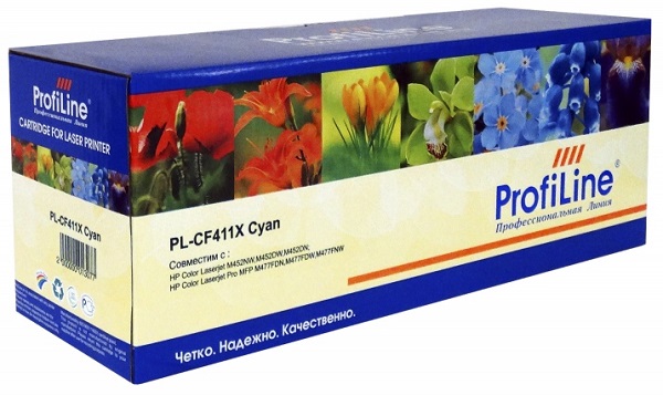 Картридж ProfiLine PL_CF411X/046H_C для HP Color LaserJet Pro CM377/CM377dw/CM452/CM452dn/CM452nw/CM477/CM477fdw/Canon LBP654Cx/LBP653Cdw cyan 5000 ко