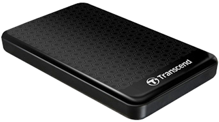 Внешний диск HDD 2.5'' Transcend TS2TSJ25A3K 2TB StoreJet 25A3 USB 3.0 черный