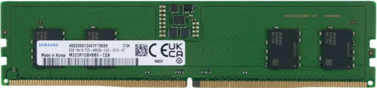 Модули памяти DDR5 Модуль памяти DDR5 8GB Samsung M323R1GB4BB0-CQK PC5-38400 4800MHz CL40 1.1V