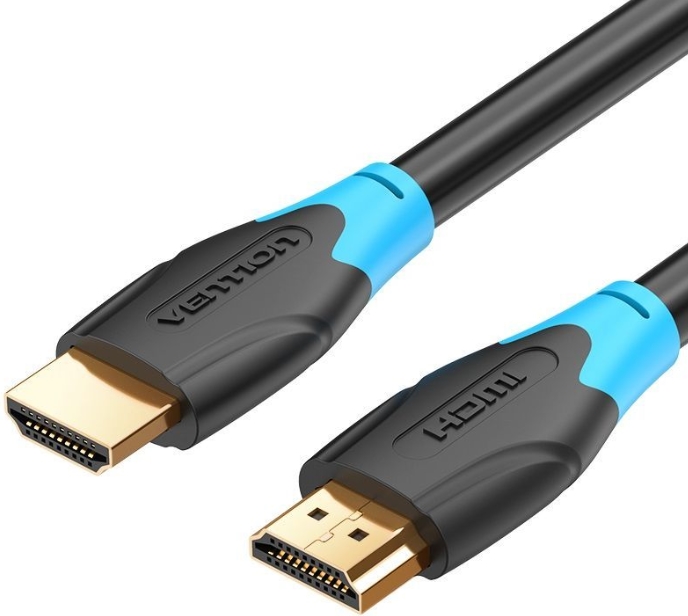 Кабель интерфейсный HDMI-HDMI Vention AACBF High speed v2.0 with Ethernet 19M/19M - 1м