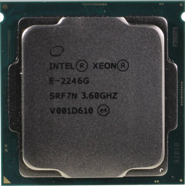 Процессор Intel Xeon E-2246G CM8068404227903 Coffee Lake 6C/12T 3.6-4.8GHz (LGA1151, L3 12MB, 80W, 14nm) OEM