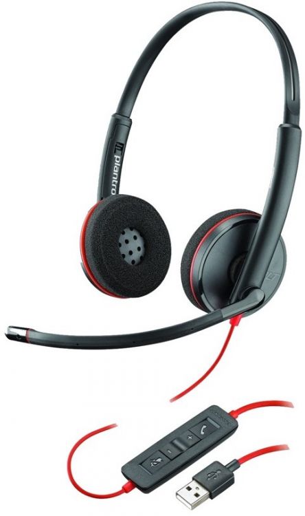 Гарнитура Plantronics Blackwire 3325-M 76J21AA MICROSOFT TEAMS CERTIFIED, USB-A, STEREO USB & 3.5MM