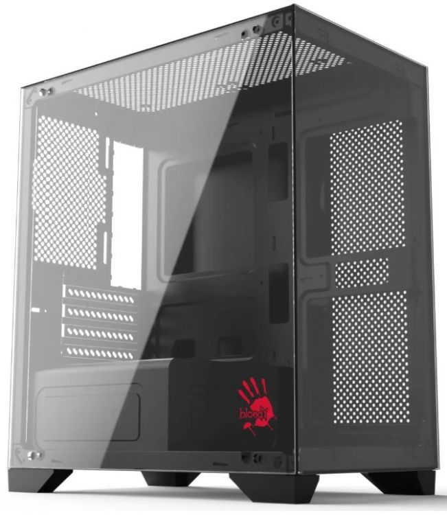 Корпус mATX Bloody BD-CC103 черный, без БП, USB 2.0, USB 3.0, audio