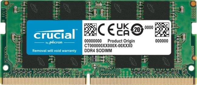 Модуль памяти SODIMM DDR4 16GB Crucial CB16GS3200 PC4-25600 3200MHz CL22 260-pin 1.2V