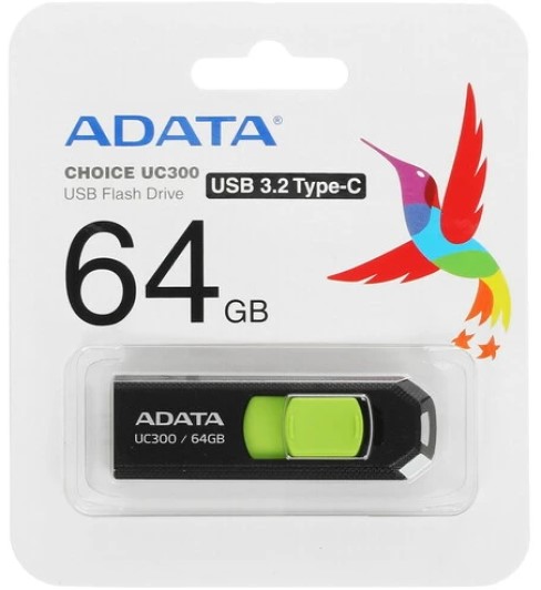 Накопитель USB 3.2 64GB ADATA UC300 Type-C