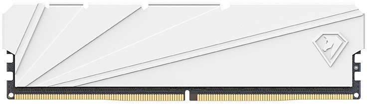 Модуль памяти DDR4 16GB Netac NTSSD4P32SP-16W Shadow S White PC4-25600 3200MHz CL16 радиатор 1.35V