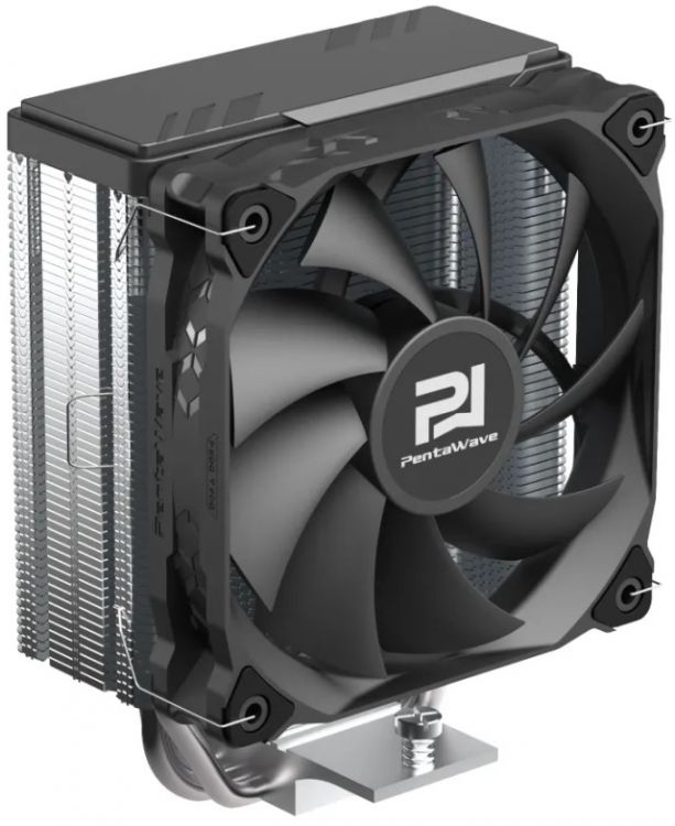 Кулер PentaWave PC-Z03E SRB PWM LGA115X/1200/1700/AM4/AM5 (120mm fan, 600-1750RPM, 79.5CFM, 12-29,5dBA, TDP 205W)