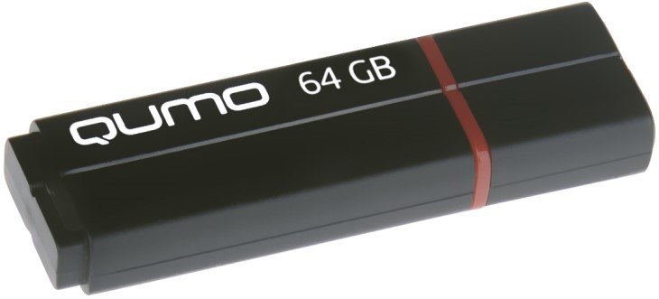 Накопитель USB 3.0 64GB Qumo QM64GUD3-SP-black Speedster, черный