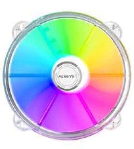 Вентилятор для корпуса ALSEYE CF200 800 RPM,38.6CFM, 29.5dBa, RGB