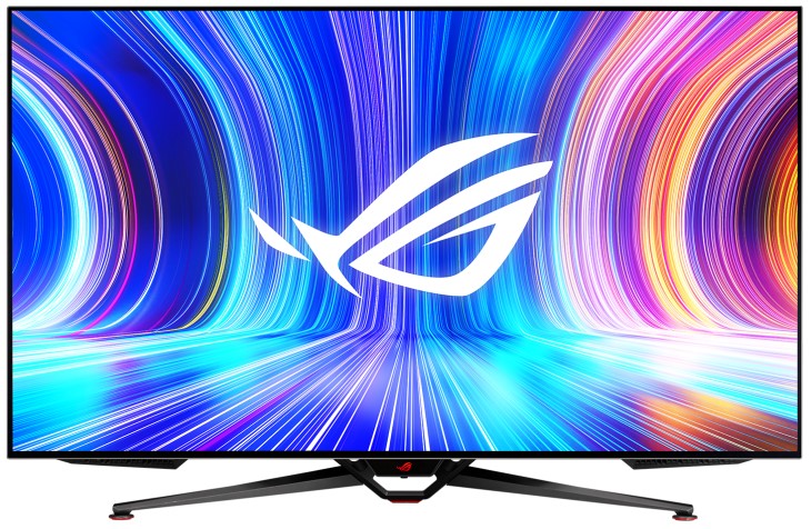   Xcom-Shop Монитор 48 ASUS ROG Swift OLED PG48UQ 3840x2160, 0.1ms, 450cd/m2, 178°/178°, 1.5M:1, OLED, HDMI v2.1*2, v2.0*2; DP, USB-Hub, 138Hz, G-Sync, Tilt, VES