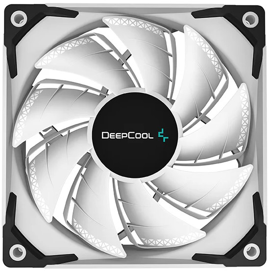 Вентилятор для корпуса Deepcool TF120S WHITE 120x120x25 mm, 500-1800rpm, 64.4CFM, 32.1dBA, 4-pin PWM