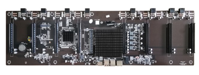 Материнская плата Afox AFHM65-ETH8EX Celeron, HM65, DDR3 (1600), SATA, MSATA, 8*PCIE, Lan, HDMI, 4*USB 2.0, RTL