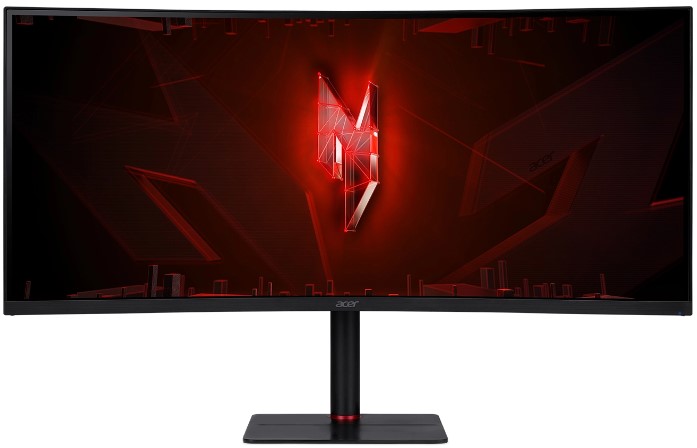 Монитор 34 Acer XV345CURV3bmiphuzx UM.CX5EE.301 black, 3440x1440, 1/0,5ms, 300cd, 180Hz, 21:9, Curved 1000R, HDMI, DP, Type-C, 2*USB 2.0, USB-B, SPK