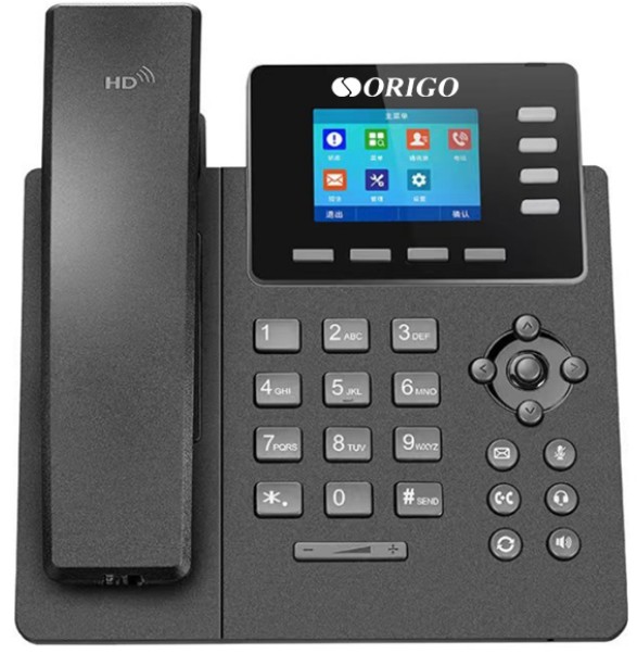 Проводной IP-телефон ORIGO OPH150/A1A с цветным дисплеем 2.8, 1000Base-T WAN PoE, 1000Base-T LAN, без адаптера питания