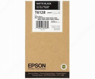 EPSON картриджи для широкоформатных принтеров  Xcom-Shop Картридж Epson C13T612800 для принтера Stylus Pro 7450/9450 матовый черный