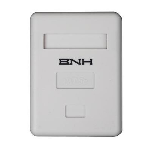 Розетка настенная BNH B402.1-5E-OB RJ45, кат. 5е, экр., внешняя, цвет: белый