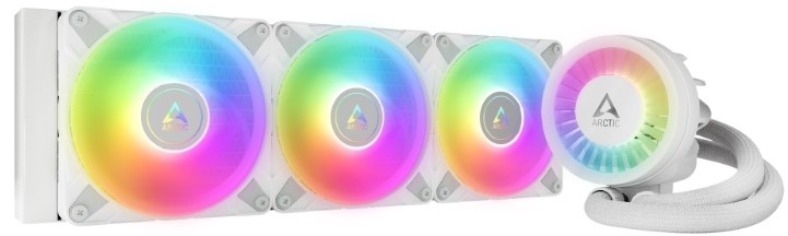 Система охлаждения жидкостная ARCTIC Liquid Freezer III-360 A-RGB White ACFRE00152A LGA 1851/1700/AM4/AM5 (Cu, 3*120mm fan, 200-2000 RPM, 48,82 CFM, 4