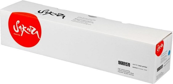 Картридж Sakura SA106R01570 для Xerox Phaser 7800, синий, 17 200 к.