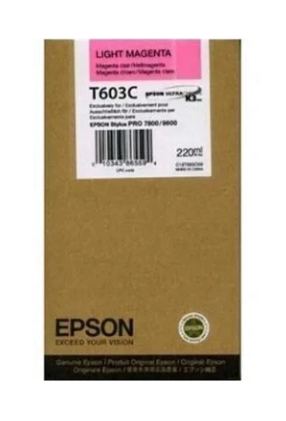 Картридж Epson C13T603C00 для принтера Stylus Pro 7800/9800 светло-пурпурный