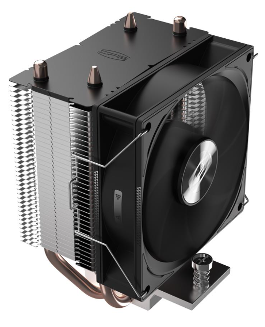 Кулер PCCooler R200 S115X/1200/1700/AM4/AM5 (90mm Fan, 2200rpm, 39.6CFM, 28.3dBА, 4-pin PWM)