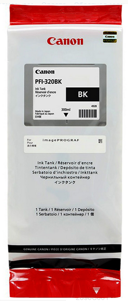 CANON картриджи для широкоформатных принтеров  Xcom-Shop Картридж Canon PFI-320 2890C001 black (300 мл для ТМ-серии) 2890C003