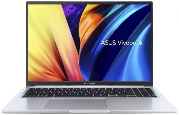 Ноутбук ASUS VivoBook 16 X1605ZA-MB364 90NB0ZA2-M00KB0 i3-1215U/8GB/512GB SSD/UHD Graphics/16 IPS WUXGA/WiFi/BT/Cam/noOS/silver