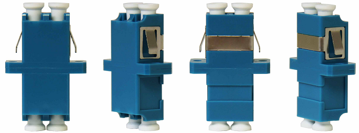 Адаптер проходной TELCORD AD-LC/SM-DX-BL оптический, duplex LC/SM (SC-type), корпус синий