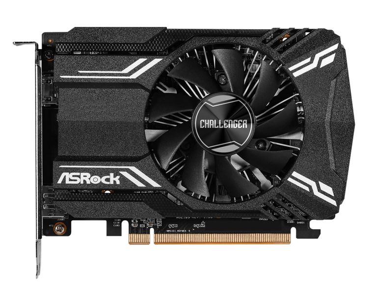 Видеокарта PCI-E ASRock Radeon RX 6400 Challenger ITX (RX6400 CLI 4G) 4GB GDDR6 64bit 6nm 1923/16000MHz HDMI/DP