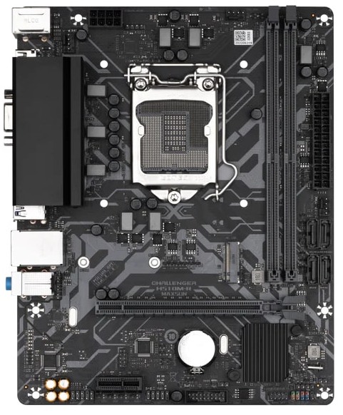 Материнская плата mATX MAXSUN Challenger H510M-R (LGA1200, H510, 2*DDR4 (3200), 4*SATA 6G RAID, M.2, 2*PCIE, Glan, VGA, HDMI, 2*USB 3.2, 4*USB 2.0) RT