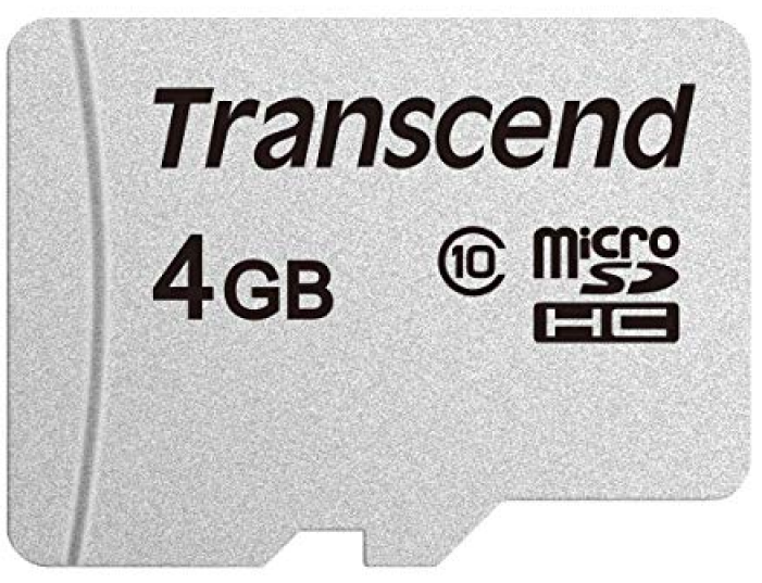 Карта памяти MicroSDHC 4GB Transcend TS4GUSD300S Class10 w/o adapter