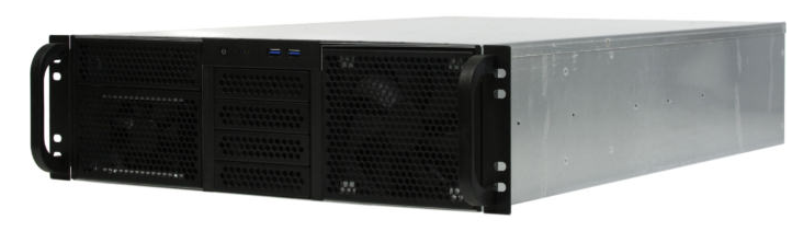  Корпус серверный 3U Procase RE306-D1H11-FC-55 1x5.25+11HDD,черный,без блока питания(PS/2,mini-redundant,2U-redundant),глубина 550мм,MB CEB 12x10.5,4