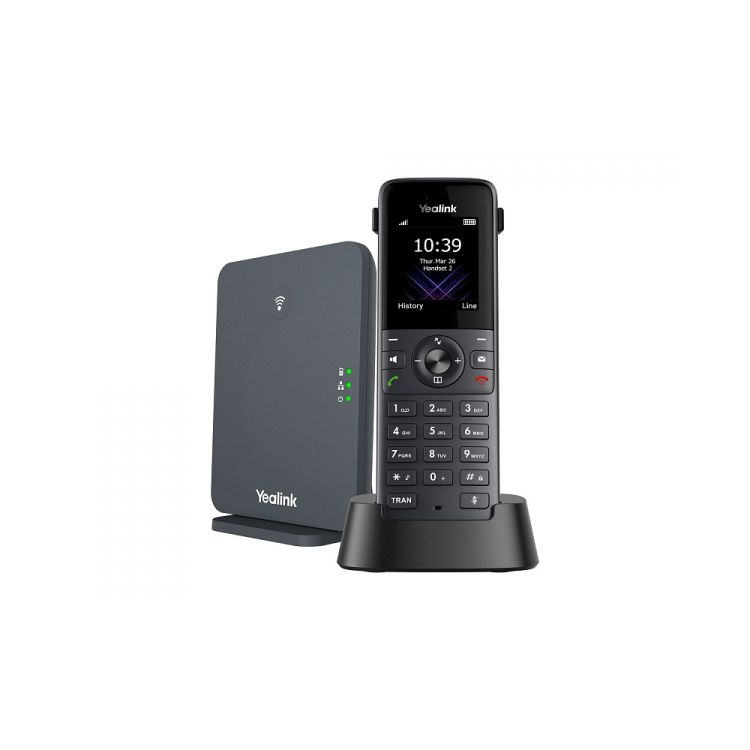 IP-телефония Телефон DECT Yealink W73P (база W70B+трубка W73H) до 10 SIP-аккаунтов, до 10 трубок на базу, до 20 одновременных вызовов