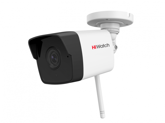 Видеокамеры цилиндрические  Xcom-Shop Видеокамера IP HiWatch DS-I250W(C)(2.8 mm) 2Мп уличная цилиндрическая c EXIR-подсветкой до 30м и WiFi 1/2.7'' CMOS матрица; объектив 2.8мм; угол обзор