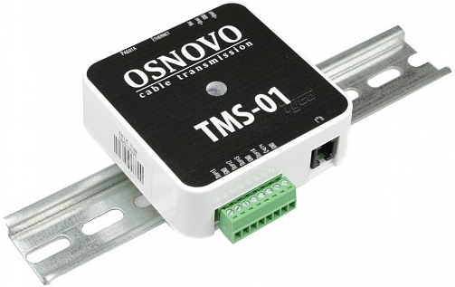  Контроллер OSNOVO TMS-01 для организации системы мониторинга посредством сети Ethernet