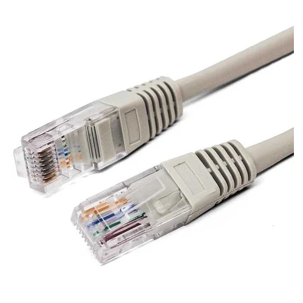 Комплект Кабель патч-корд U/UTP 5e кат. 3м Filum FL-U5-3M 26AWG(7x0.16 мм), омедненный алюминий (CCA), PVC, серый/10 10 шт