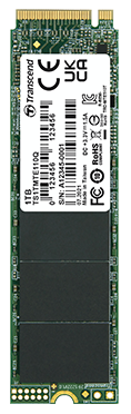 Накопитель SSD M.2 2280 Transcend TS500GMTE110Q SSD110Q 500GB NVMe PCIe 3x4 QLC 1900/900MB/s IOPs 90K/200K TBW 150 MTBF 2M
