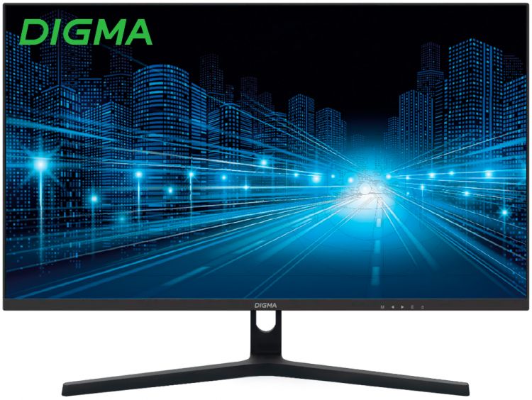 Монитор 27 Digma DM-MONB2702 2560x1440, IPS, 16;9, 5ms, 250cd/m2, 1000:1, 75Hz, 178°/178°, HDMI, DP, 2*USB 2.0, USB 2.0 B, black